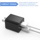 thumbnail image 5 of Cargador de pared USB iGenJun de 2,4 A con doble puerto USB, paquete de 6 unidades, negro, 5 of 8