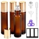 thumbnail image 1 of PrettyCare 4 Pack Amber Glass Oil Roller Bottles for Essential Oils, 1 of 3