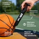 thumbnail image 5 of Bombin De Mano Inflador Manual Uk Time Sport 8 Pulgadas, 5 of 5