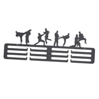 Magideal - Colgador De Exhibición De Medallas, Estante De Almacenamiento De Medallas, Estante De Hierro Para Deportes, Estante De Exhibición De Medallas Deportiv Taekwondo