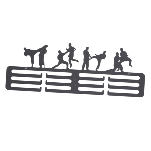 Colgador de exhibición de medallas, estante de almacenamiento de medallas, estante de hierro para deportes, estante de exhibición de medallas deportiv Taekwondo