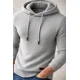 thumbnail image 2 of Polerón Hombre Tejido Waffle Gris Manga Larga Hoodie d&b, 2 of 3