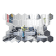 thumbnail image 1 of Pack X36 Vinilo Espejo Pared Adhesivo Hexagonal Decorativo, 1 of 3
