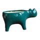 thumbnail image 2 of Florero De Gato Animal, Florero De Porcelana Para Dormitorio, Sala De Estar, Patio, Verde, 2 of 5