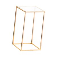 Bothyi - Soporte De Flores Para Boda, Centros De Mesa De Hierro Para Boda, Fiesta, Sala De Estar, Escenario En T, 40Cm X 21Cm X 21Cm