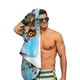 thumbnail image 5 of Madagascar Toalla de playa de secado rápido con diseño temático, regalo para mujeres y niñas, ideal para cumpleaños, fans, amantes de la música, uso en la playa o al aire libre, 78 × 160 cm, 5 of 6
