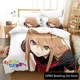 thumbnail image 1 of Anime Okami-san and Her Seven Companions Bedding Set Boys Girls Duvet Cover Pillowcase Bed boys Adult, 1 of 5