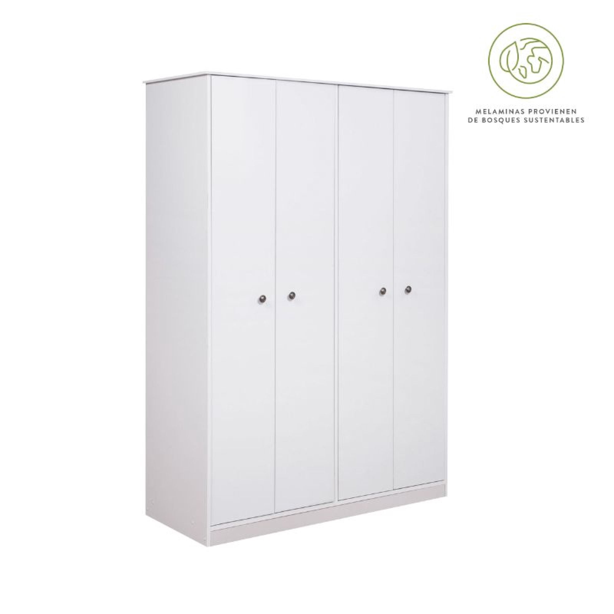 Clóset New 4 Puertas Lucerna Blanco | Lider