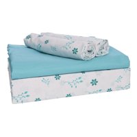 Sabana Andes Estampado 180 Hilos Flor 103 1.5 Plaza