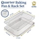 thumbnail image 2 of Juego de bandejas para hornear con rejilla de alambre Ultra Cuisine Quarter Sheet, 2 of 8