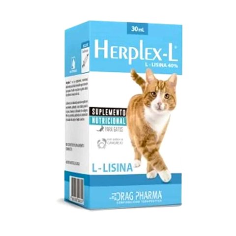 Dragpharma - Herplex - L Suplemento Lisina Para Gato