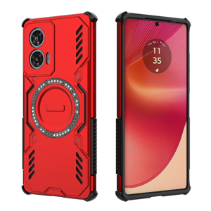 Funda Foxdock Para Motorola Edge 50 Fusion 5G , Magnética, Resistente A Golpes, Con Soporte, Unisex, Carga Inalámbrica