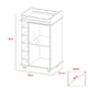 thumbnail image 3 of Mueble Bar Dukat Coñac 6 Botelleros 89x41x55 Cm Con Ruedas, 3 of 3