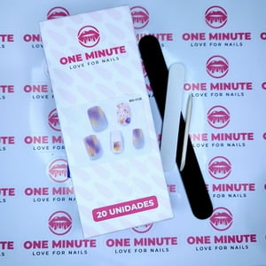One Minute - Uñas Gel Semicuradas Diseño 128