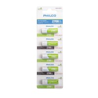 Philco - Pilas Pre-Cargadas Blister 5 Pilas Aa 2700 Mah Ultra