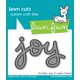 thumbnail image 4 of Paquete de 5 troqueles de palabras estilo script Lawn Fawn, 4 of 6