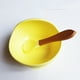 thumbnail image 1 of 1set Baby Feeding Bowl And Spoon Set, Silicone Baby Bowl Suction Cup With Wooden Spoon Silicone Suction Base Non Slip Baby First Feeding Kit Gift For Toddler Children Girls Boys, 1 of 5