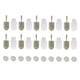 thumbnail image 2 of Contenedor De Brillo De Labios De 10 Piezas Con Tapones De Inserción Para Muestras De Cosméticos De Bricolaje Verde, 2 of 4