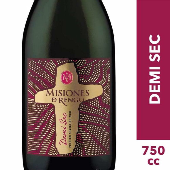 Espumante Misiones de Rengo Demi Sec 12,5° Botella, 750 ml