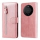 thumbnail image 1 of Funda con Cremallera para Huawei Mate 60 , Carcasa Cartera de Cuero PU con Soporte y Tarjetero, 1 of 6