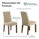 thumbnail image 4 of Juego de Comedor Mesa tapa de Madera 6 Sillas Hanna, 4 of 10