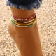 thumbnail image 1 of 4-Piece Colorful Rice Beaded Ankle Bracelet Set - Perfect for Summer Beach Decor & Boho Jewelry!, 1 of 5