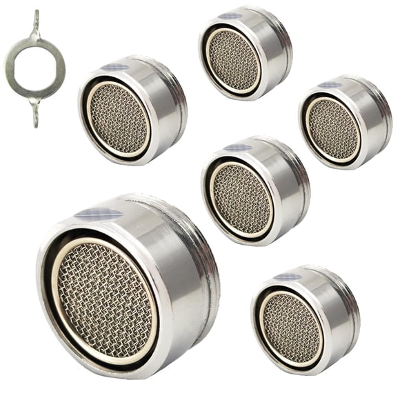 Aerador para lavabo de baño TSBSHum, repuesto para grifo de 2.2 GPM, 6 piezas