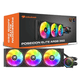 thumbnail image 2 of Refrigeración Líquida Cougar Poseidon Elite ARGB 360mm Black Compatible Intel y AMD, 2 of 3