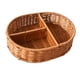 thumbnail image 2 of Canasto De Pan De Ratán De Imitación, Canasto Para Servir Comida Para Picnics, Comedor, Cocina, Ovalada, 2 of 3