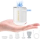 thumbnail image 1 of Minibomba de aire portátil para inflables, bomba de aire eléctrica + linterna de camping, 5 boquillas, batería recargable de 2000 mAh, multifuncional, inflado y desinflado rápido., 1 of 7