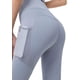 thumbnail image 3 of Calza con bolsillo de malla gris claro Talla L, 3 of 5