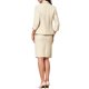 thumbnail image 3 of INSPIRE CHIC Conjunto de Falda de Traje de 2 Piezas para Mujer con Blazer de Negocios y Falda Lápiz con Abertura S Beige, 3 of 6