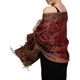 thumbnail image 1 of Pashmina Reversible Achillea Estampado Paisley 72x28in, 1 of 3
