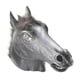 thumbnail image 1 of Máscara animal Forum Novelties Black Horse Latex Deluxe, 1 of 3