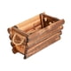 thumbnail image 5 of Contenedor de Plantas de Flores de Madera Rústica con Mango de Cuerda Accesorio para Salón, Estudio Y Barra Versátil, Rectángulo de Artesanía Hecha a Tamaño S, 5 of 5