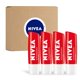 thumbnail image 1 of Bálsamo labial NIVEA para el cuidado de labios con color fresa, paquete de 4, 1 of 3