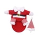 thumbnail image 5 of Lindo Traje De Papá Noel Con Gorro De Papá Noel Para Fiestas Navidad Halloween L, 5 of 7