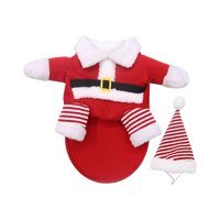 Ioensy - Lindo Traje De Papá Noel Con Gorro De Papá Noel Para Fiestas Navidad Halloween L