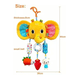 thumbnail image 2 of Juguete Sonajero Belug  Bebe Asiento De Coche Y Cuna Juguete Bebe Elefante amarillo, 2 of 4