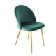 thumbnail image 2 of Silla Terciopelo Verde, 2 of 3