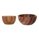 thumbnail image 5 of 2 Uds Cuenco Redondo De Madera Para Ensalada Utensilios Cuenco Para Servir Frutas, 5 of 5
