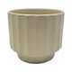 thumbnail image 1 of Macetero Maceta De Ceramica Limon Mate Lineas Verticales M, 1 of 8