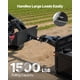 thumbnail image 3 of Placa de montaje para minicargadora VEVOR con enganche para 2 receptores, 1500 libras, 3 of 9