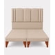 thumbnail image 4 of Cama King Size Milano + Respaldo King Size Milano + Colchon Mery Desing Beige, 4 of 8