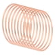 thumbnail image 1 of Uxcell 10pcs Aros de Atrapasueños, Aro Floral de Metal para Macramé, Oro Rosa 3.1 in, 1 of 7
