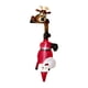 thumbnail image 3 of Papá Noel inflable navideño con reno y adornos navideños con luces LED incorporadas, decoración divertida para exteriores, decoración navideña para el, 3 of 5