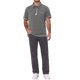 thumbnail image 2 of INSPIRE CHIC Camisas Polo de Manga Corta con Bolsillo y Cuello de Bloque de Color Casual de Verano para Hombre S Gris, 2 of 6