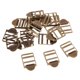 thumbnail image 5 of 20 unids correas de correa de metal correas hebillas ajustador de correa de equipaje de bronce, 5 of 5