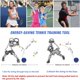 thumbnail image 3 of Entrenador de tenis Teloon con base de hierro de 930 g + accesorios, 3 of 5