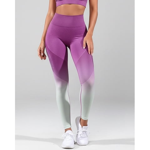 Flix Spa - Leggings Push Up Mujer Degradado Deportivo